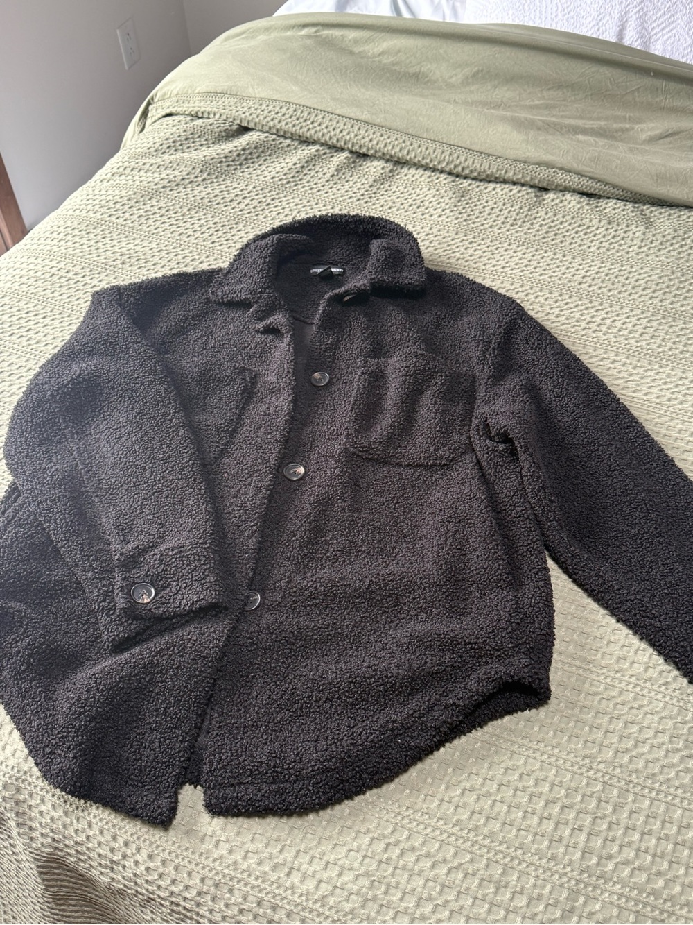 Streetwear Society Black Teddy Jacket